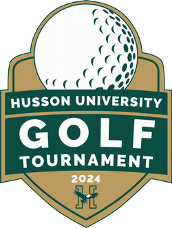 Logo for Husson's Golf Tournament