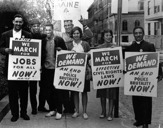 1963 March on Washington protesters from maine