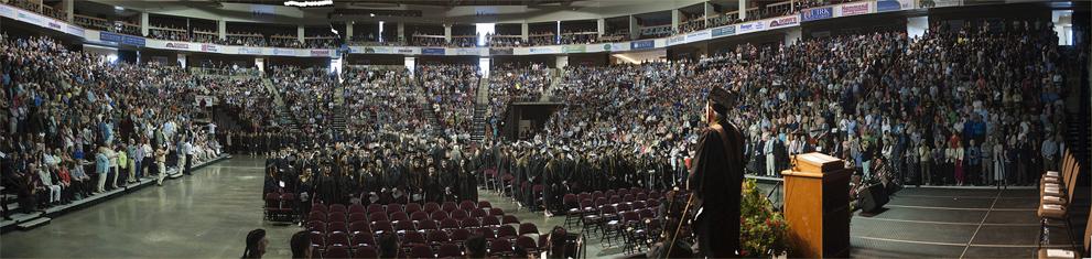 Husson University Commencement at the Cross insurance Center