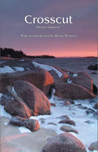The cover of the 2004 Crosscut Literary Magazine is a photograph of a beach in the wintertime.
