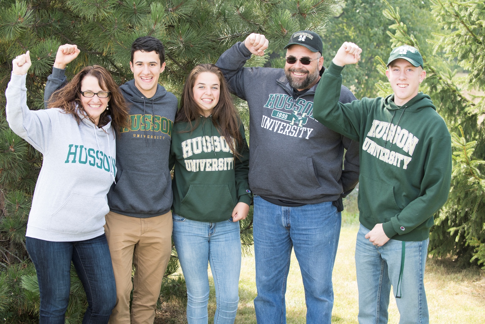 Students and parents attend Husson Homecoming