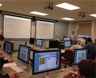 Integrated Technology classroom at Husson University