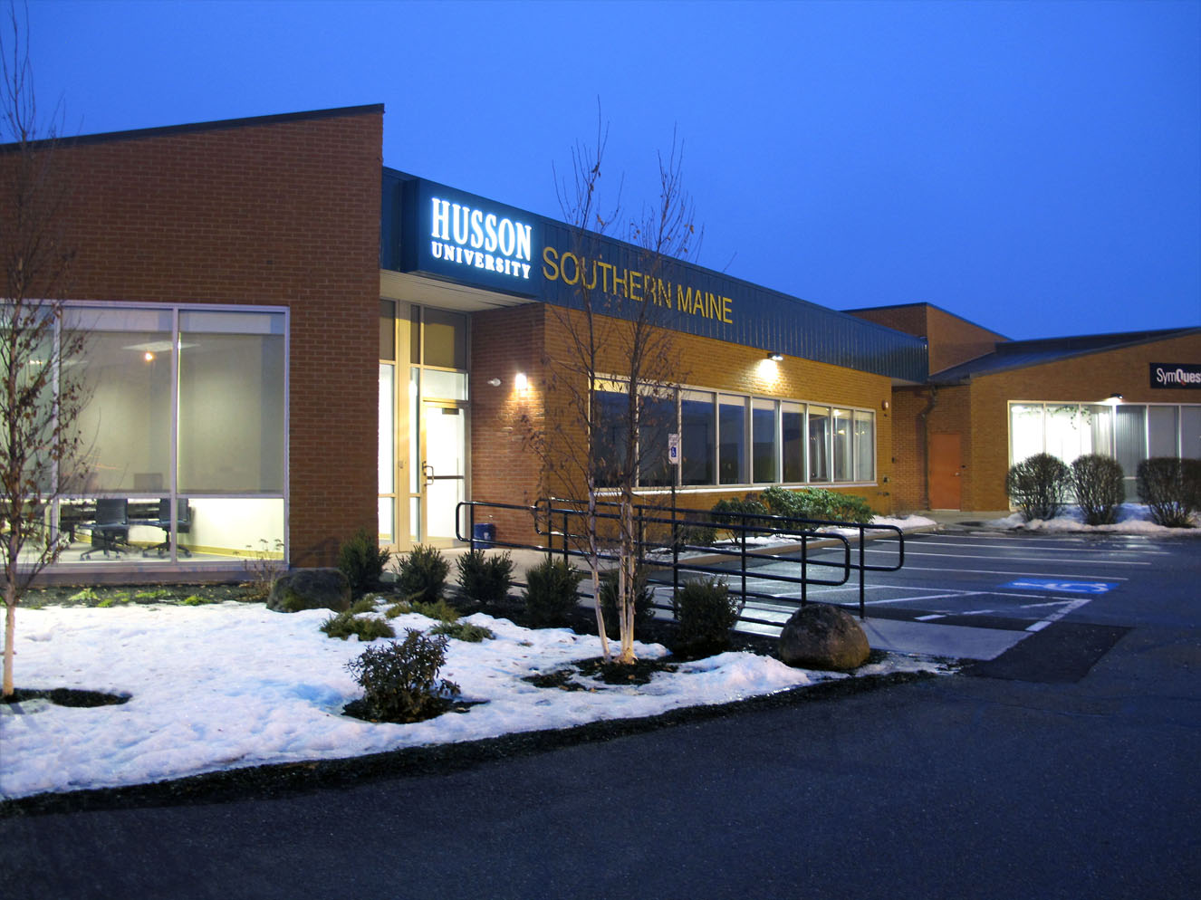 Exterior of Husson University Southern Maine
