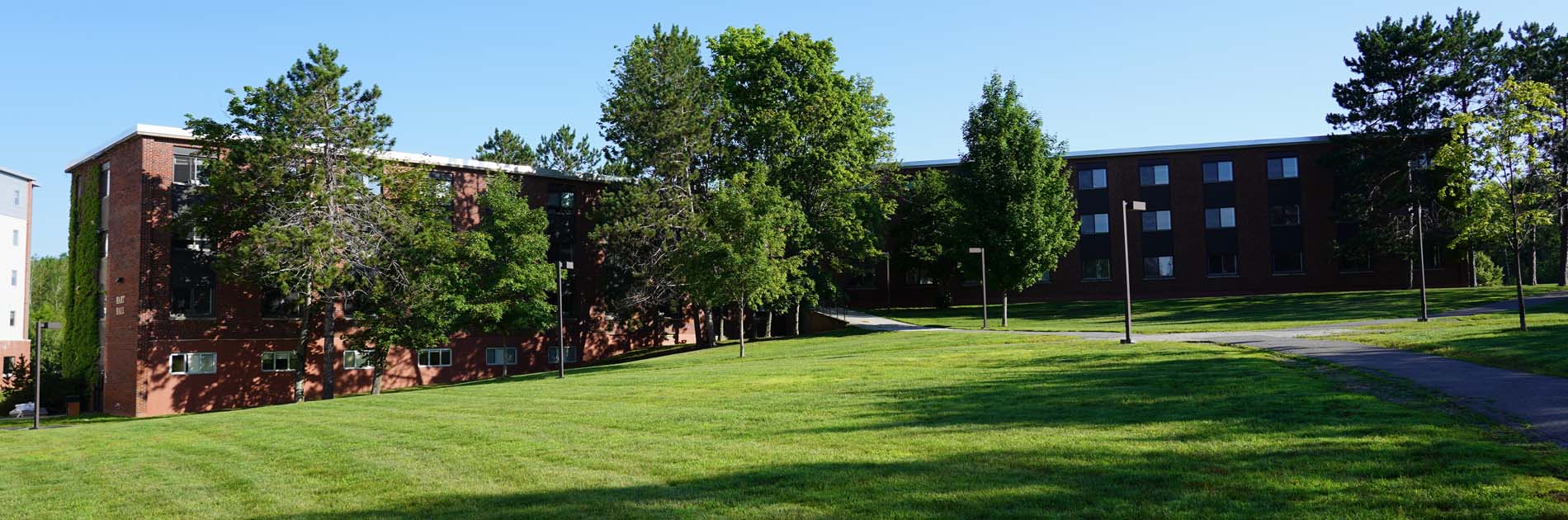 Hart Hall on the campus of Husson University