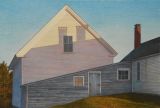 Randy Eckard's watercolor painting of farmhouse 