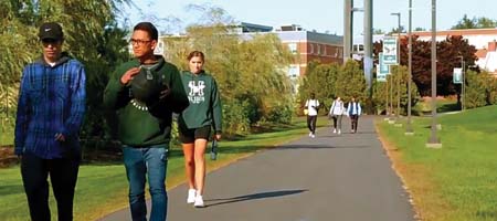 Students attend Homecoming