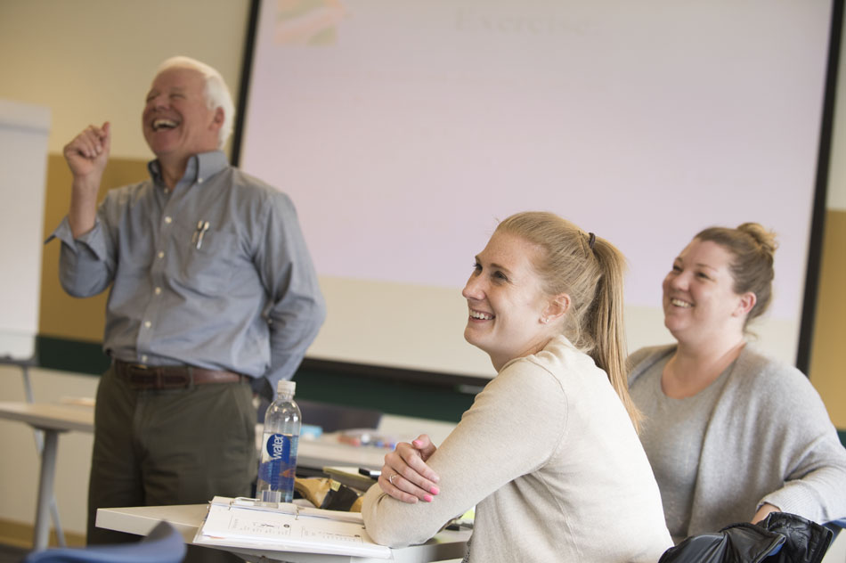 Adult Learners attend class at eh Westbrook campus