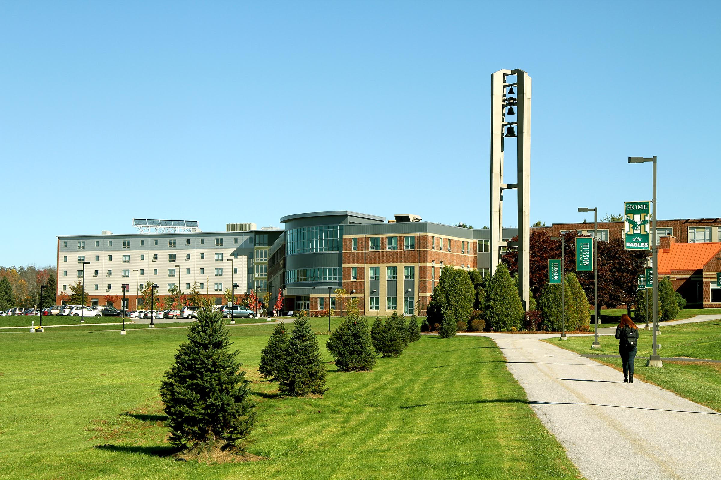 image of part of the Husson University campus