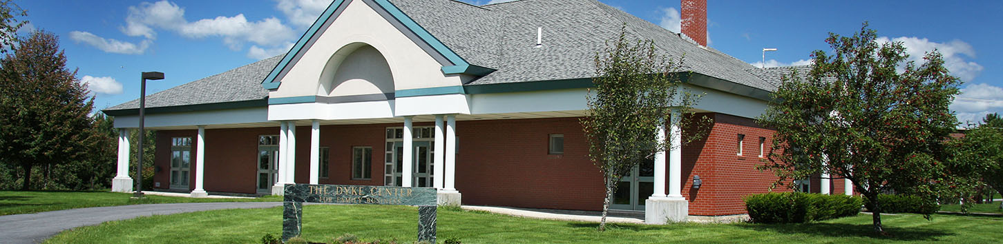 Exterior of the Dyke Center for Family Business