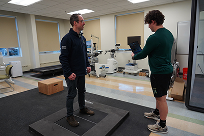 Students in Husson's Bachelor of Science in Exercise Science program study human movement while pursuing their exercise science degree.