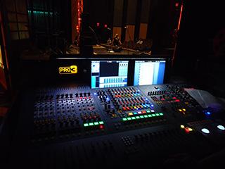 New England School of Communications Live Sound console