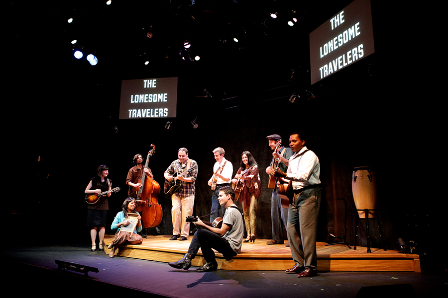 Lonesome Traveler on stage