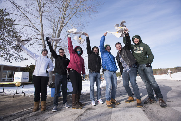 Students participate in the 2nd Annual Walk for Warmth