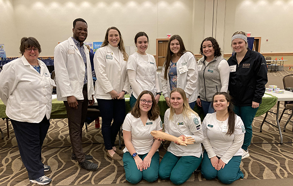 Husson Maine Science Festival Team posing for a picture.