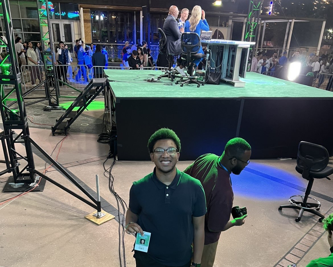 Student Spotlight: Sam Johnson — Broadcast Intern with the Dallas Mavericks