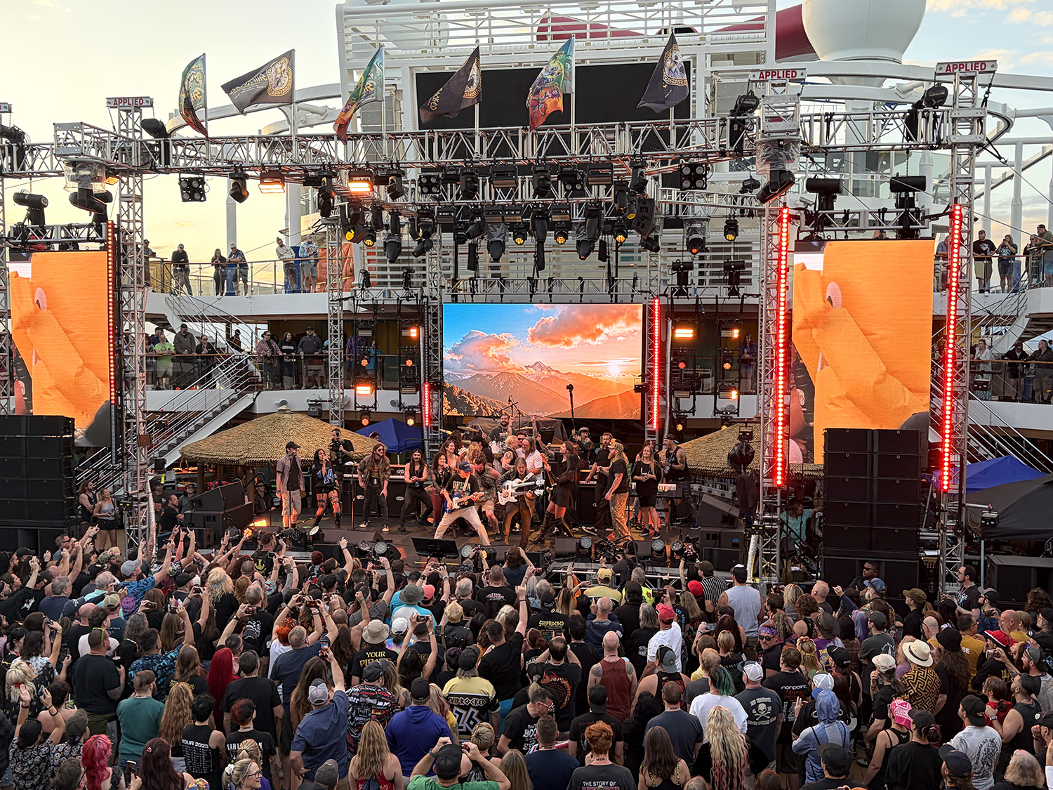 Husson Students Put Live Sound Knowledge Into Action on ShipRocked Cruise
