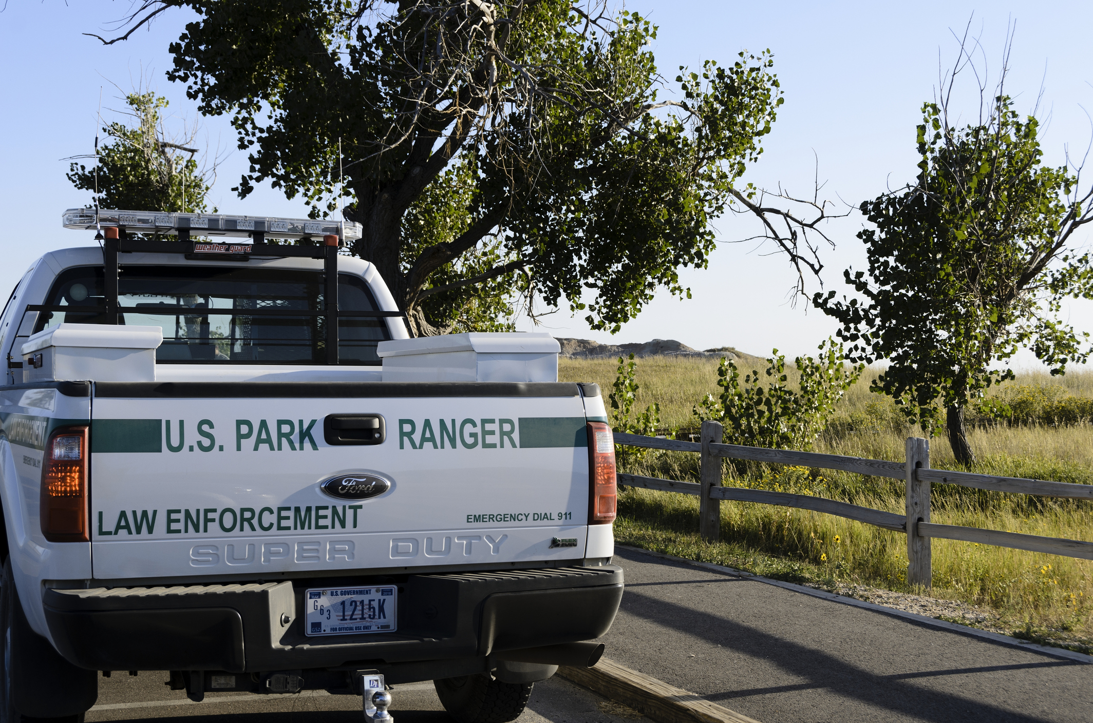 Park ranger truck.