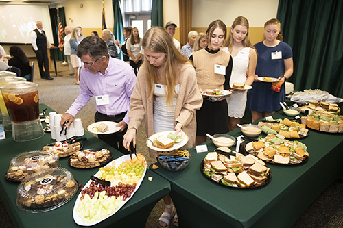 Catering, as seen in the Center for Family Business