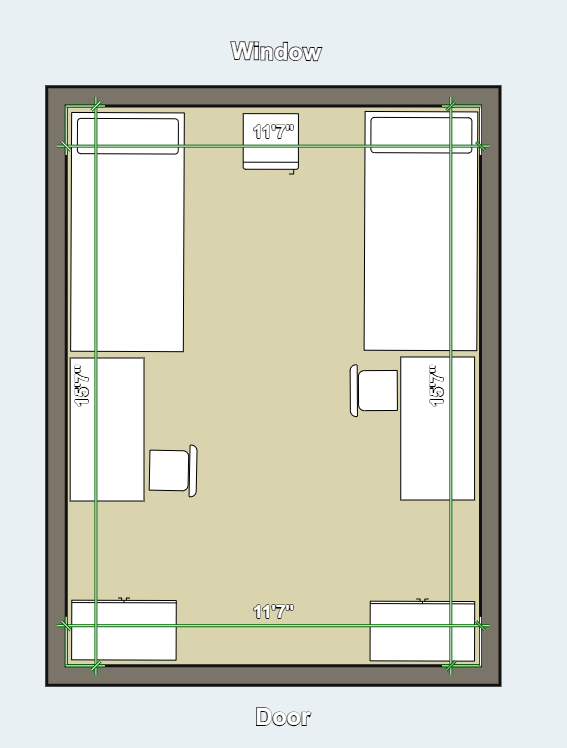 Double Room Layout