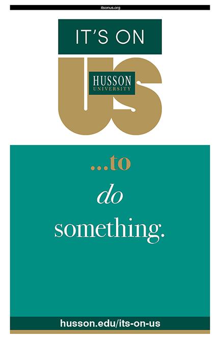 Poster: It's On Us to do something.