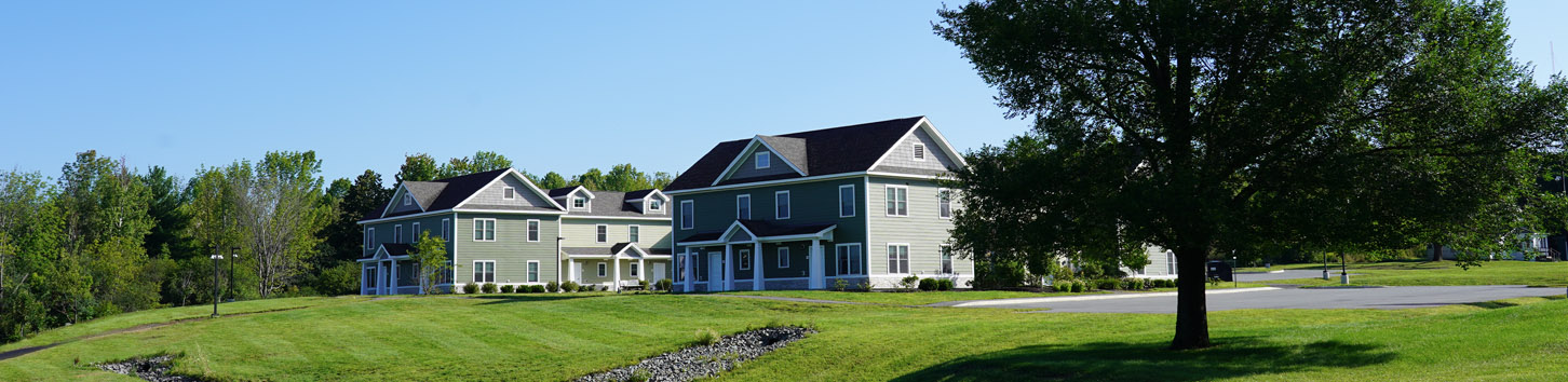 The Townhouses on the campus of Husson University