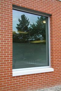 Darling Center brickwall and exterior window